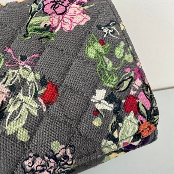 Vera Bradley Hope Blooms RFID Trifold Clutch Wallet Floral Lightweight Carryall - Picture 2 of 10